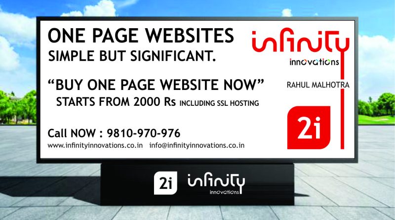 One Page Website